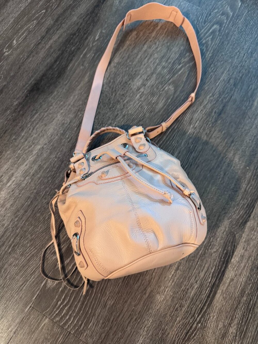 Genuine Balenciaga bucket bag with mirror
